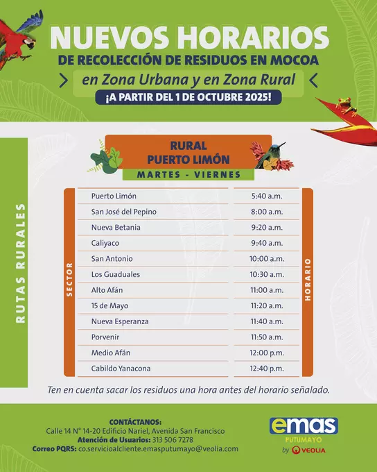 Recoleccion Putumayo